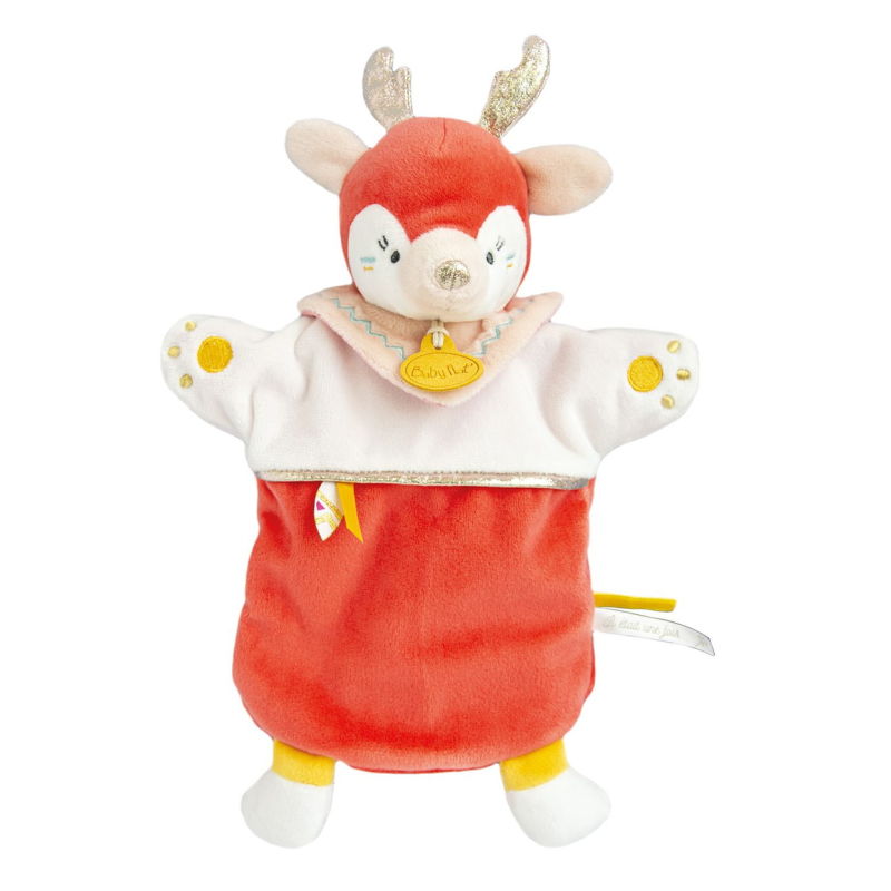  - handpuppet tipioux - orange deer 